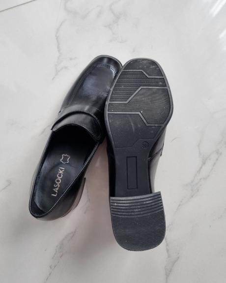 Kožené mokasíny, lasocki,38