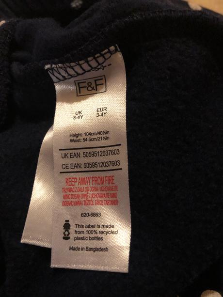 Tepláky teple ff vel 104, f&f,104