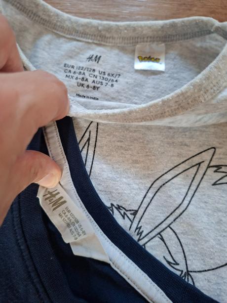 Tričká pokemon, h&m,122