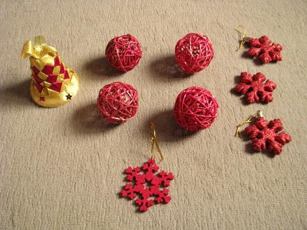 Vianočné ozdoby - mix,