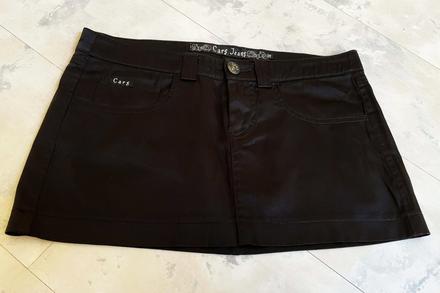 Saténová mini sukňa, 38