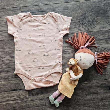 Next marhuľkové body s krátkym rukávom 80, next,80