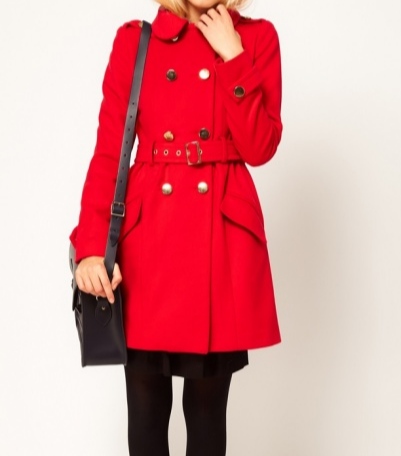 Vlnený kabát asos 38/40, 38