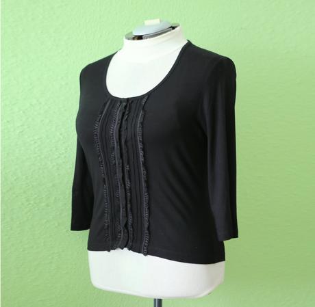 Čierny tričkosvetrík claudia sträter veľ.42, xl