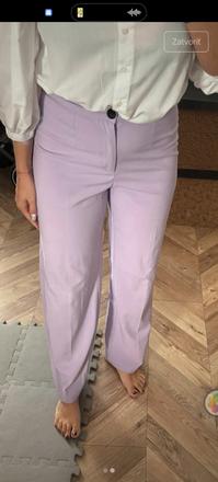 Ľahké bledofialové nohavice s, house,s