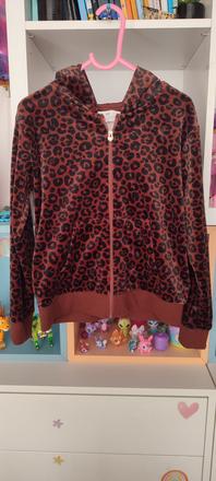 Velurova mikina, h&m,128