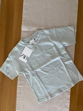 Tričko s gombíkmi, zara,104