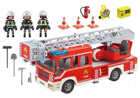 Playmobil 9463 + 9093 + iné - hasiči a auto, 
