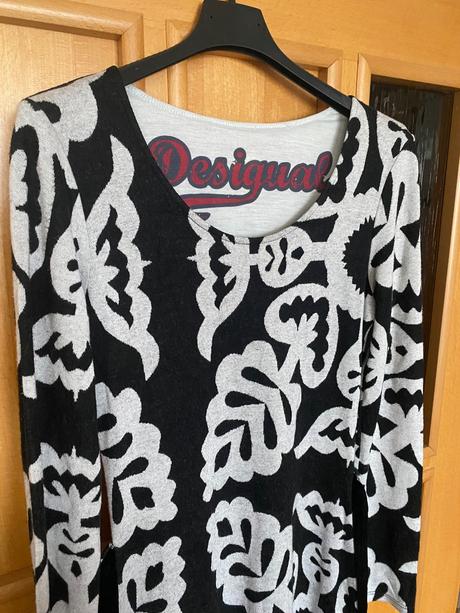 Šaty desigual teple, desigual,s