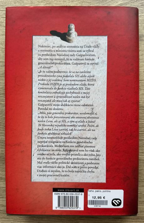 Nebo peklo politika spoveď generálneho prokurátora,