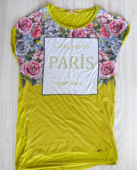 Tunika-predlžené tričko paris, m