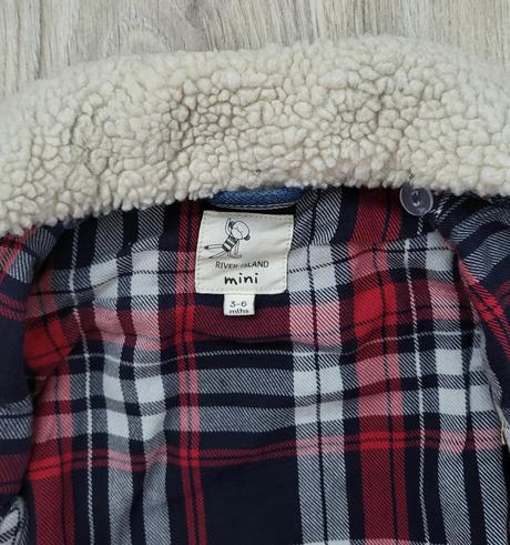Riflová bunda river island na 3-6 mesiacov, river island,68