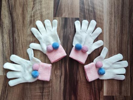 Rukavice 2 páry, aj pre dvojicky, terranova,122