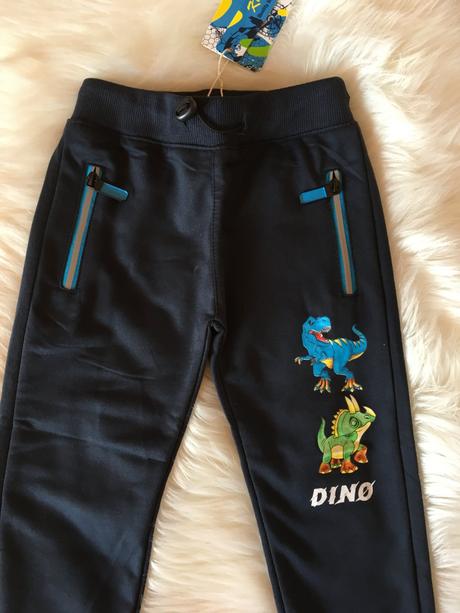 Chlapčenské tepláky s dinom - 3 farby., kugo,98 / 104 / 128