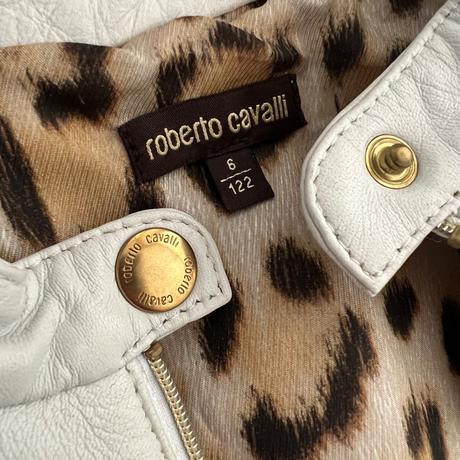 Roberto cavalli kožená bunda vel.6, 116