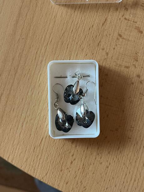 Swarovski set náušnice a prívesok, swarovski