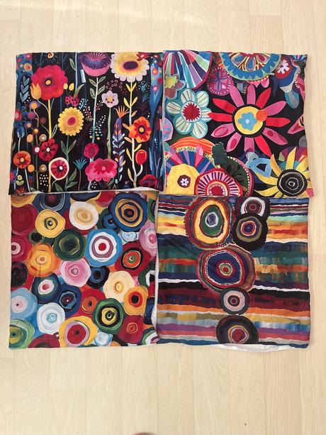 Dekorativne obliecky na vankuse 4 ks,