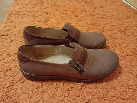 Kožené poltopánky zn. stefano, 41