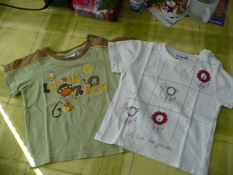 2x opičkové tričká, dopodopo,80