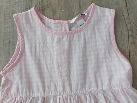 Rúžové kárované šaty h&m, h&m,116