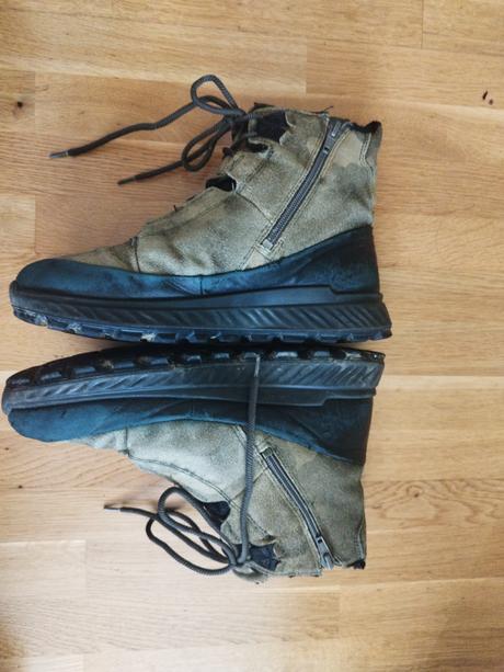 Zimné kožené topánky, ecco,39