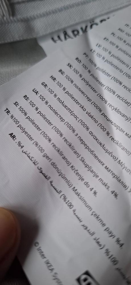 Závesy hårkörvel, 