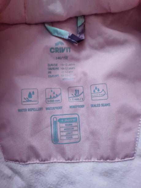 Zimná lyžiarska bunda, crivit,146