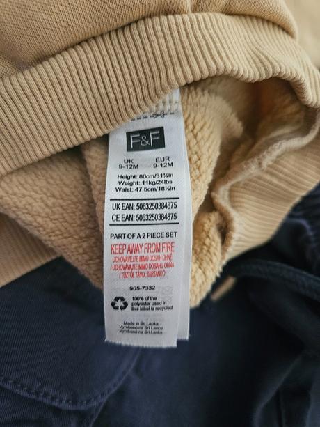 Súprava s mackom 80 f&f, f&f,80