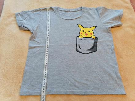 Tričko s motívom pikachu, veľ. 128/134, 128