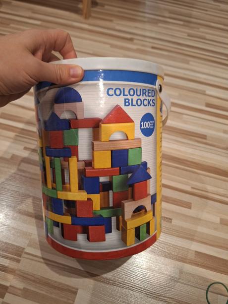 Drevene kocky 150 ks, 