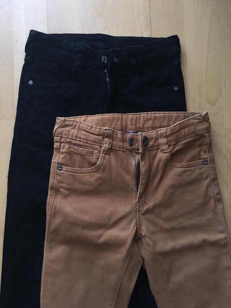 2 ks bavlnene jesenné / jarné nohavice na 7 rokov, dopodopo,128