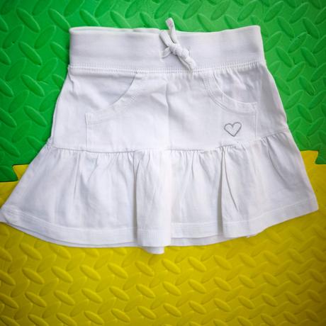 Super stav bavlnená suknička - biela ako sneh, h&m,98