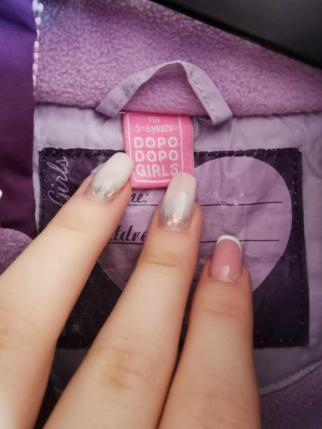 Dopodopo girls fialová zimná bunda, dopodopo,116