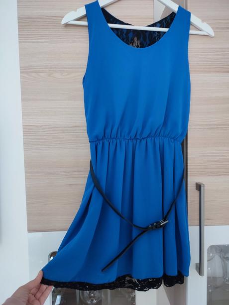 Nádherné šaty,na chrbte krajka 164 alebo xs-s, 164