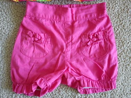 Letný komplet - blúzočka + kraťasy, h&m,68