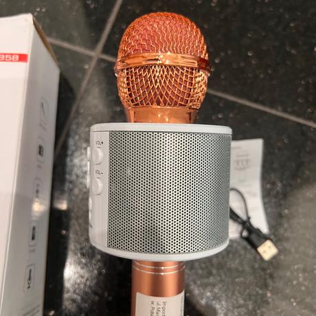 Bezdrôtový mikrofón bluetooth karaoke multifunkčný,