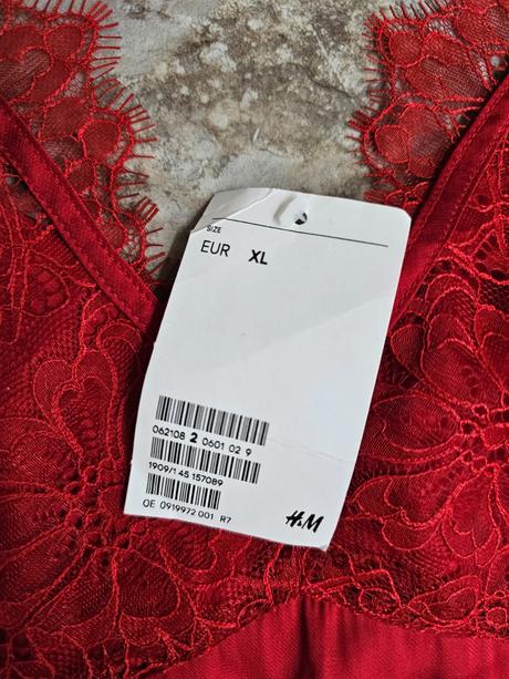Cervený top xl/ xxl, h&m,xl