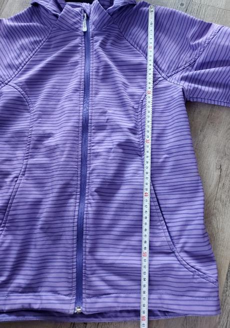 Fialová softshelová bunda, h&m,170