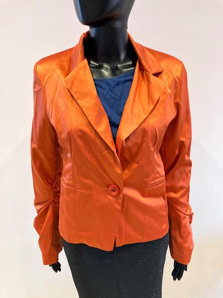 Dámske sako s nariasenými rukávmi, s