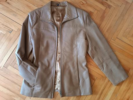 Kožená bunda, s