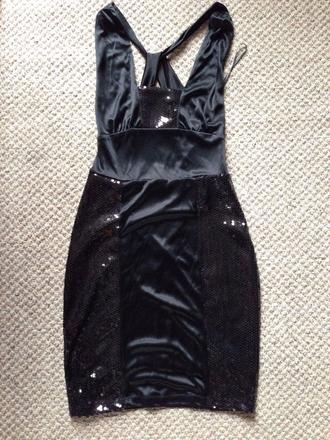 Mango backless bodycon sequin dress, mango,s