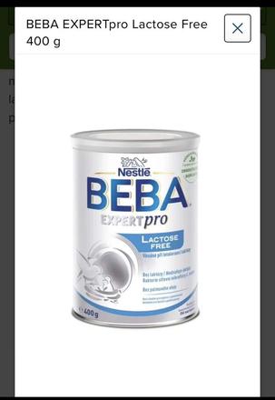 Beba lacto free bezlaktozova 400g,