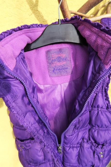 Teplá vesta, bunda bez rukávov - 104, palomino,104