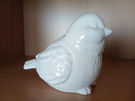 Veľký keramický vtáčik 16 cm,
