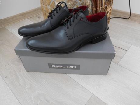 Pánske kožené elegantné topánky 42, nové, 42