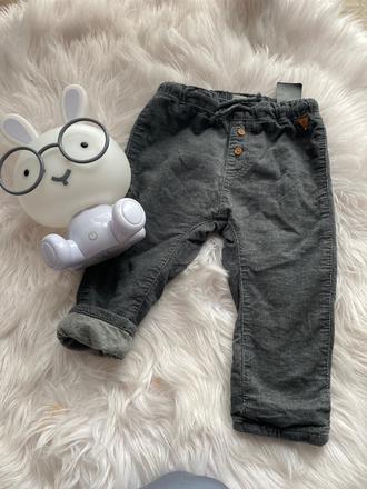 Zateplené nohavice h&m, h&m,86