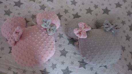 Vankúš mickey hlavička, šírka (cm): 30,dĺžka (cm): 30