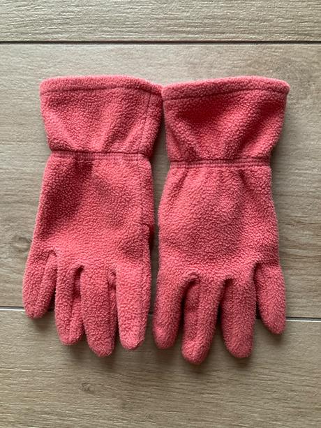 Flísové rukavice 122/128, h&m,128