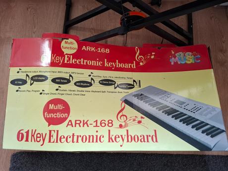 Keyboard fox ark-168 s prislušenstvom, 