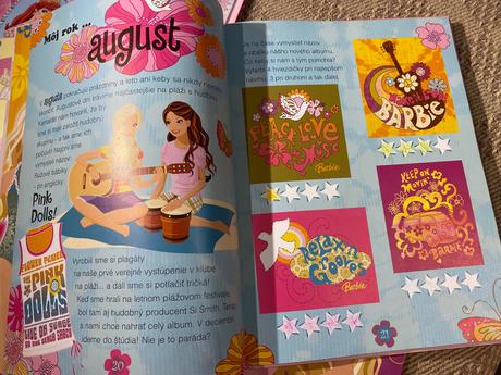 Knižka na rok 2009,2010 barbie, 2009 disney prince,